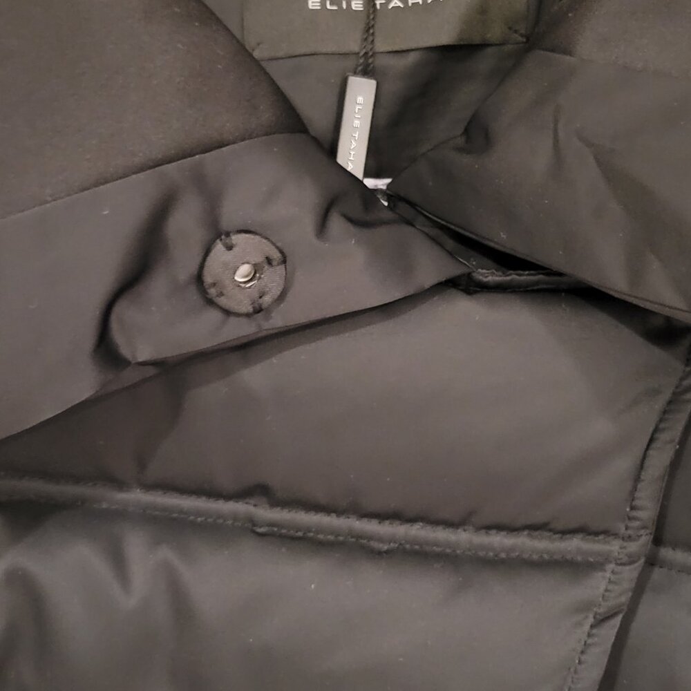 ELIE TAHARI black down-filled puffer coat BNWT - Picture 4 of 12